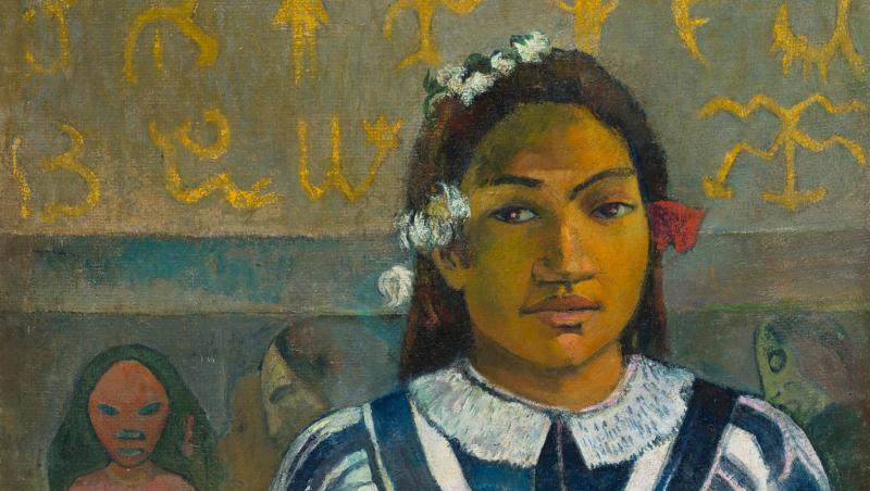 Paul Gauguin, Die Vorfahren von Tehamana oder Tehamana hat viele Eltern, 1893. Paul Gauguin, Die Vorfahren von Tehamana oder Tehamana hat viele Eltern, 1893.