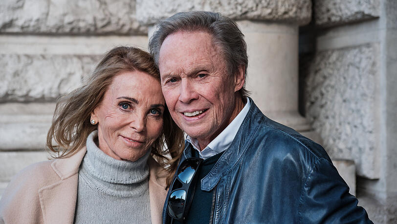 Peter Kraus und seine Frau Ingrid im Jahr 2019. Peter Kraus und seine Frau Ingrid im Jahr 2019.