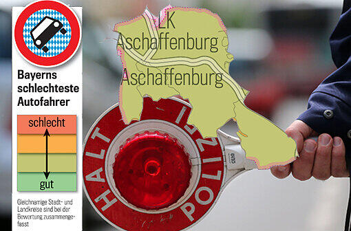 Rot, gelb oder grün? Eine Übersicht über das vermeintliche Können der bayerischen Autofahrer.