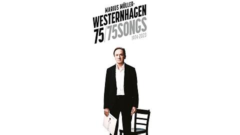 Das Cover von "Westernhagen 75": Rock-Röhre Marius mit seinem Debütalbum "Das erste Mal" in der Hand.