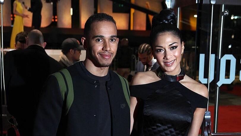 Lewis Hamilton und Nicole Scherzinger gemeinsam auf dem roten Teppich Lewis Hamilton und Nicole Scherzinger gemeinsam auf dem roten Teppich