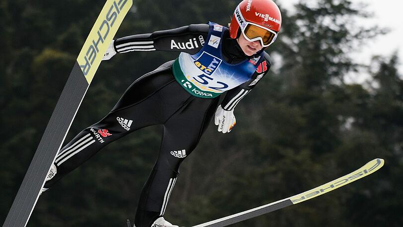 Die Oberstdorferin Katharina Althaus kam auf Platz 3. Die Oberstdorferin Katharina Althaus kam auf Platz 3.
