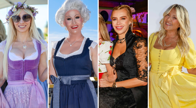 Diese VIP-Damen lie&szlig;en sich die Blondinen-Wiesn nicht entgehen...