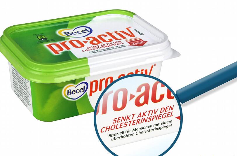 Von wegen Cholesterinspiegel-Senkung: Unilever Becel pro.activ