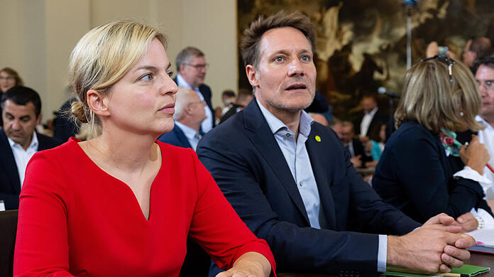 Führen die bayerischen Grünen im Landtagswahlkampf: Katharina Schulze (li.) und Ludwig Hartmann.
