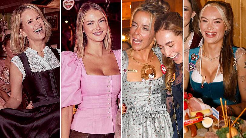 Auf der Barbie- und Madlwiesn konnten die Promi-Frauen (fast) ganz unter sich feiern.