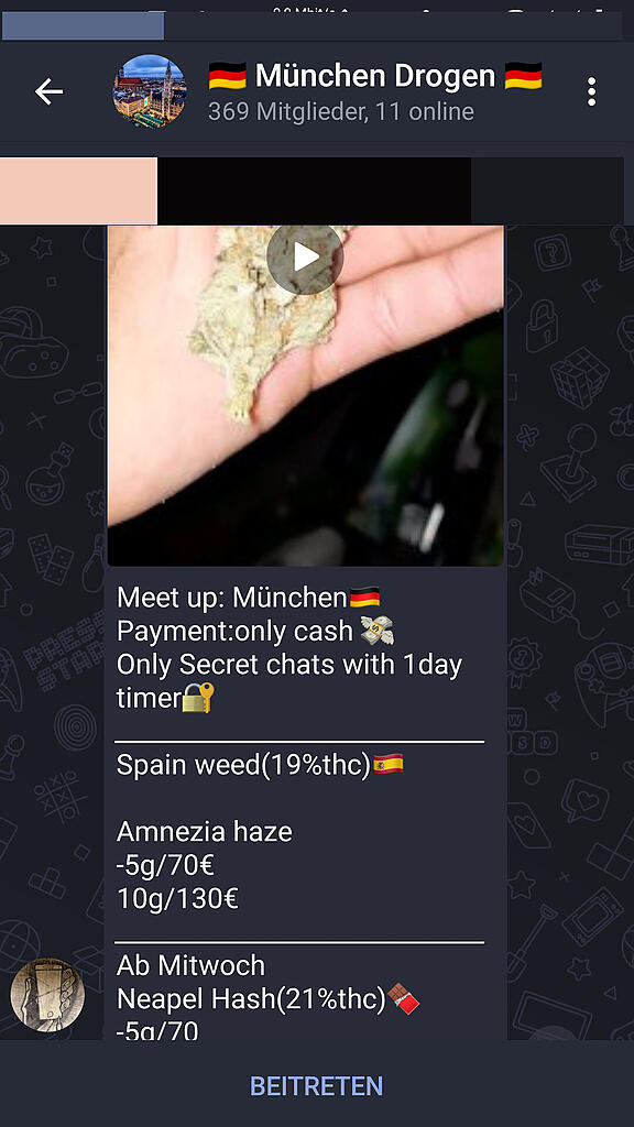 Berlin Telegram Group Drugs