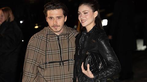 Brooklyn und Nicola Peltz Beckham im Juni 2025 bei der Londoner Fashion Week.