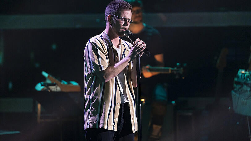 George auf der "The Voice of Germany"-Bühne.