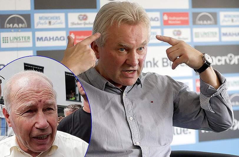 Hält sehr viel vom neuen Löwen-Trainer Benno Möhlmann (r.): Karsten Wettberg, Kulttrainer des TSV 1860.