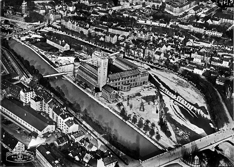Das Deutsche Museum 1925: erst in den 30er Jahren wird es vollendet.