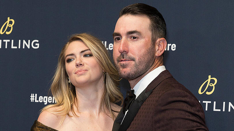 Kate Upton und Justin Verlander gemeinsam auf einem Event.