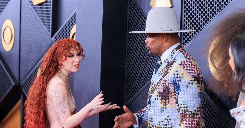 Grammys-Jamie-Foxx-und-die-nackte-Chappell-Roan-gehen-viral