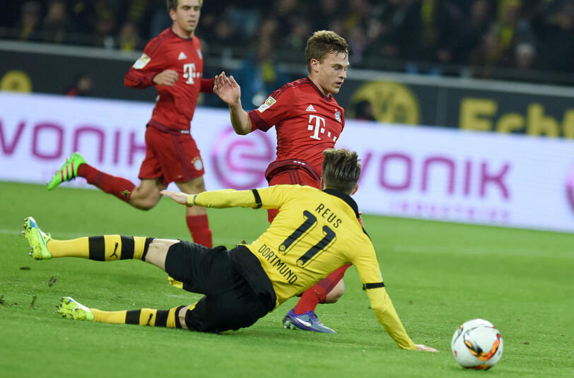 Joshua Kimmich: Note 2+. Gesetzt in der Innenverteidigung, bekam den Vorzug vor Benatia &ndash; und Pep wusste warum. Abgeklärt, taktiksicher, mit vielen Ballkontakten. Stark als Retter in höchster Not gegen Reus (27.) mit geschickter Zweikampfführung. Kimmichs Versetzung nach hinten &ndash; obwohl in der Not &ndash; muss als eine der besten Ideen Guardiolas in drei Jahren eingeschätzt werden.
