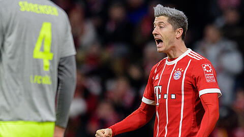 Erzielte den einzigen Treffer des Spiels: Robert Lewandowski.