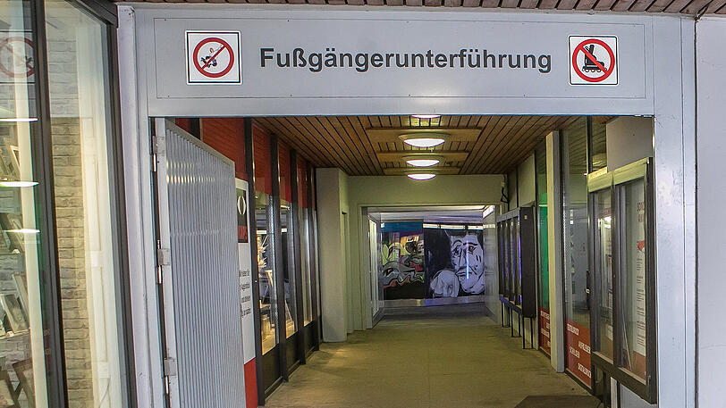 In dieser Fußgängerunterführung kam es zur Schlägerei.