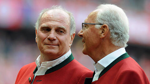 Langjährige Weggefährten und Freunde: Zusammen prägten Uli Hoeneß (l.) und Franz Beckenbauer über Jahrzehnte hinweg.