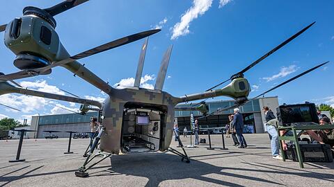 Die unbemannte "Grille" soll Verletzte aus Kampfgebieten abtransportieren k&ouml;nnen. Die Bundeswehr geht daf&uuml;r in den Testbetrieb. (Archivbild)