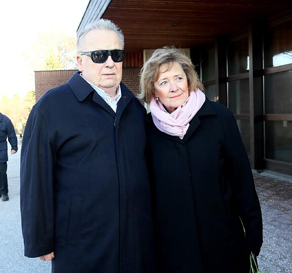 ... und Rainer Basedow mit Ehefrau Mathilde
