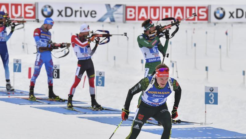 Benedikt Doll geht heute in Oberhof mit der Biathlon-Staffel der Männer an den Start. Benedikt Doll geht heute in Oberhof mit der Biathlon-Staffel der Männer an den Start.