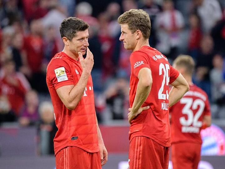 Mit dem Remis gegen Hertha BSC waren die Bayern nicht zufrieden.