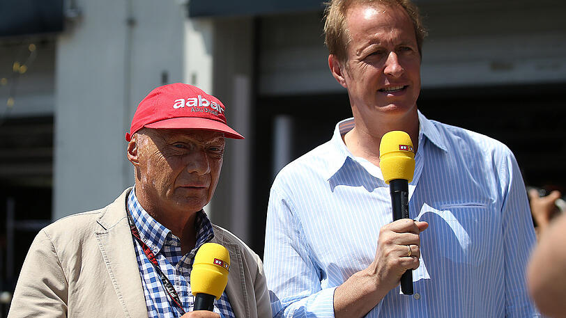 Haben sie bald ausgedient? Niki Lauda (l.) und Florian König sind seit Jahren das Formel-1-Duo von RTL.