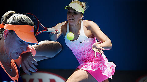 Der schlechte Start ins Jahr zieht sich weiter: Auch bei den Australian Open gab's für die besten deutschen Tennisspielerinnen Kerber (l) und Lisicki nichts zu holen.
