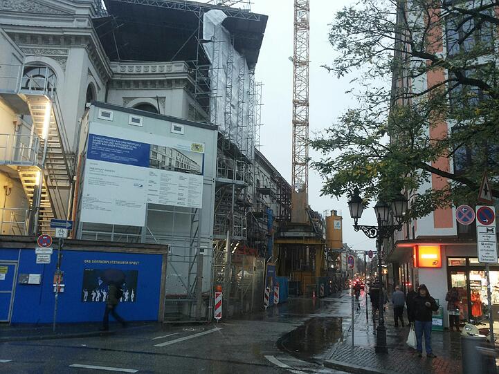 Das ist der Blick in die Klenzestraße.