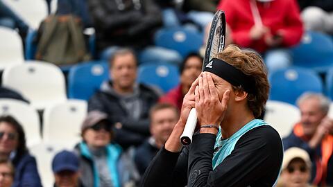 Alexander Zverev in Aktion.