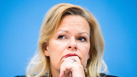 Bundesinnenministerin Nancy Faeser (SPD)