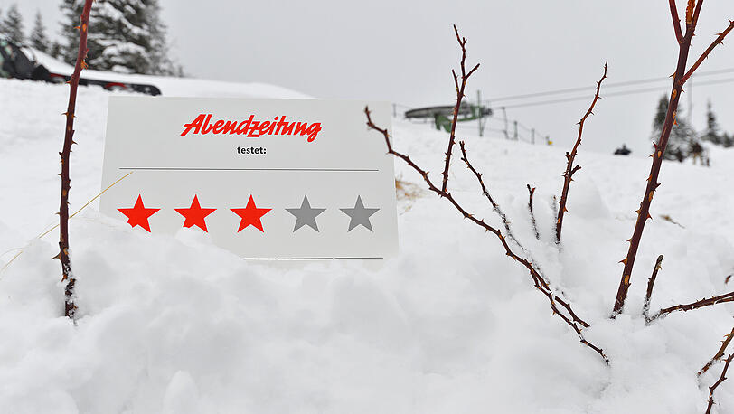Schnee könnte das Brauneck jederzeit noch vertragen. Für die Schneehöhe an diesem 07.01 gibt's 3 von 5 AZ-Sternen.