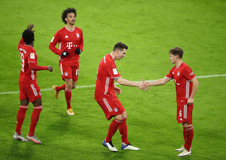 Joshua Kimmich (r.) lieferte ab, vor allem als Rechtsverteidiger.