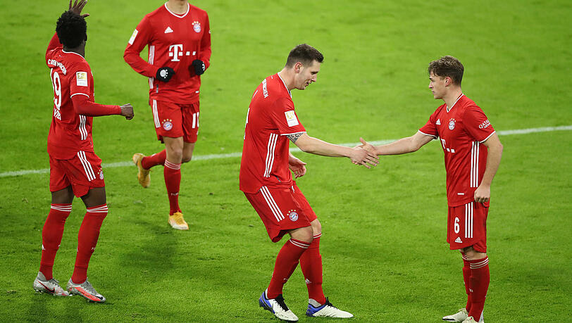 Joshua Kimmich (r.) lieferte ab, vor allem als Rechtsverteidiger.