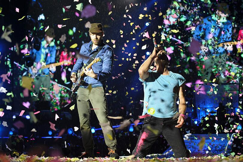 Sehen Sie hier noch mehr Bilder vom Coldplay-Konzert in München.