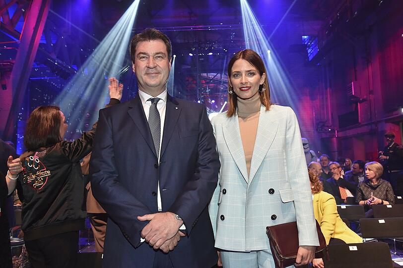 Ministerpräsident Dr. Markus Söder und Eva Padberg