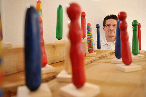 Torstens Lustspender in Reih und Glied.