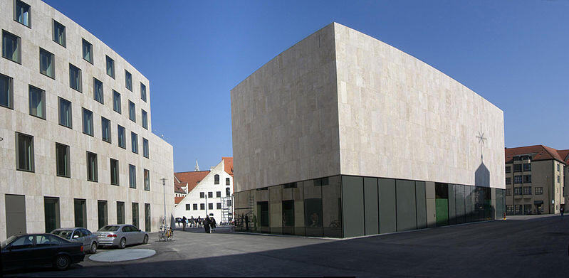 Das Jüdische Museum München auf dem Jakobsplatz.
