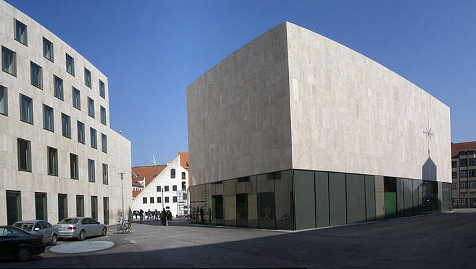 Das Jüdische Museum München auf dem Jakobsplatz. Das Jüdische Museum München auf dem Jakobsplatz.