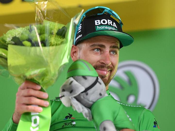 Zum Etappensieg reichte es nicht, aber das Grüne Trikot bleibt weiter auf den Schultern von Peter Sagan.