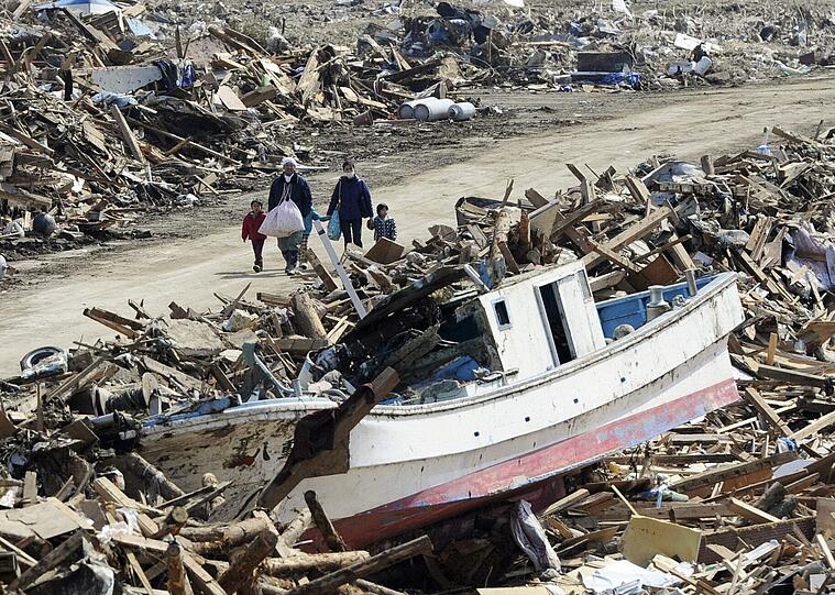 Japan: Bilder der Verwüstung