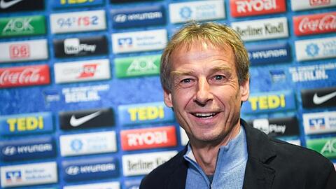Soll Hertha BSC wieder aufbauen: Jürgen Klinsmann übernimmt bis Saisonende das Traineramt beim angeschlagenen Bundesligisten.