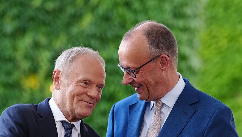 Erst Berlin, dann Danzig: Tusk und Merz treffen sich in wenigen Stunden zweimal.