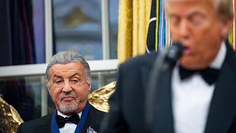Sylvester Stallone (l.) und Donald Trump sind in Sachen "Hollywood-Botschafter" offenbar nicht einer Meinung.