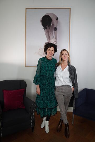 Dr. Gabriele Castenaro (GF Kohnen) und Dorothea Höhn (Biscuits Collection)