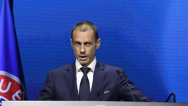 Erneuerte seine Warnung an Real Madrid und Co.: UEFA-Präsident Aleksander Ceferin.