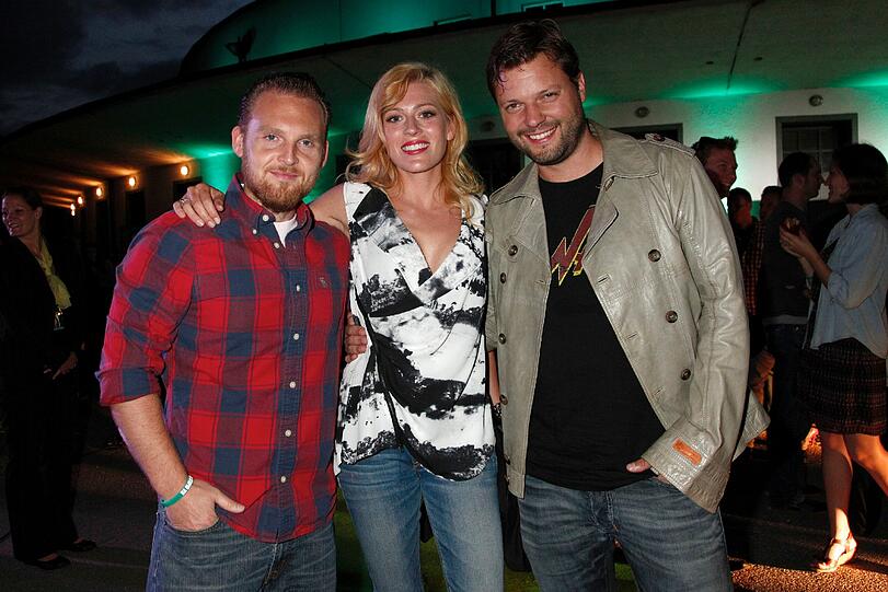 Axel Stein, Nele Kiper und Peter ThorwarthFilmfest-Endspurt: Die Stars gaben beim Feiern noch einmal Gas - und Eva Habermann überraschte als Sängerin!
