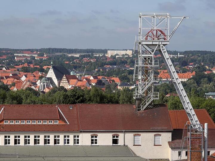 Freiberg ist das älteste und wichtigste Abbaugebiet für Silber im Erzgebirge.