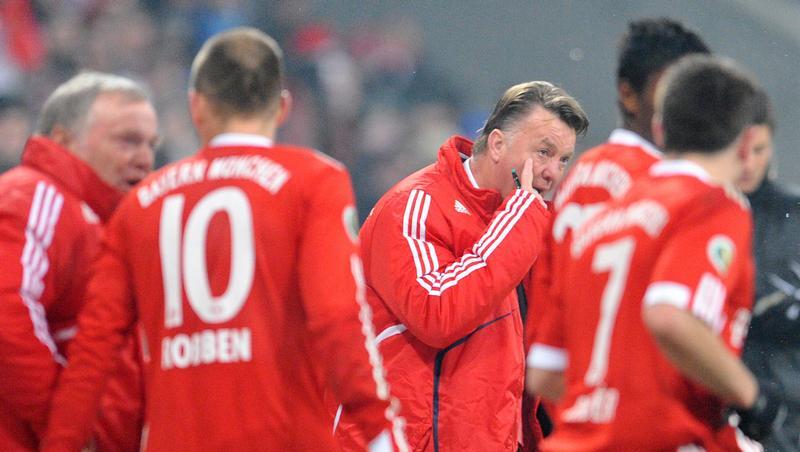 Mit seinen Bayern zeitweise sehr unzufrieden: Louis van Gaal. Mit seinen Bayern zeitweise sehr unzufrieden: Louis van Gaal.