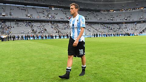 Michael Liendl fehlten die Worte nach der Pleite und dem Abstieg des TSV 1860.