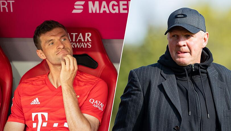 Ginge es nach Stefan Effenberg (r.), sollte der FC Bayern unbedingt mit Thomas Müller verlängern. Ginge es nach Stefan Effenberg (r.), sollte der FC Bayern unbedingt mit Thomas Müller verlängern.